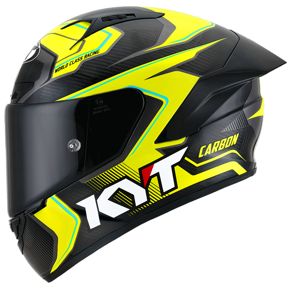KYT NZ Race Carbon Competition Yellow - 6KIOMHelmets