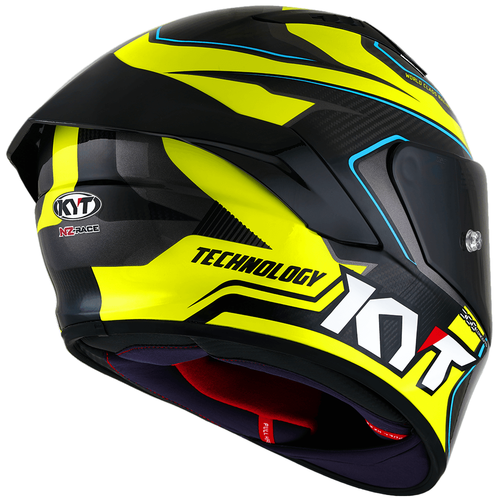 KYT NZ Race Carbon Competition Yellow - 6KIOMHelmets