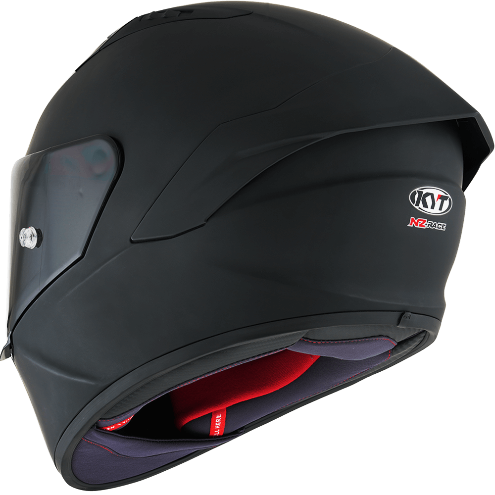 KYT NZ Race Plain Matt Black - 6KIOMHelmets