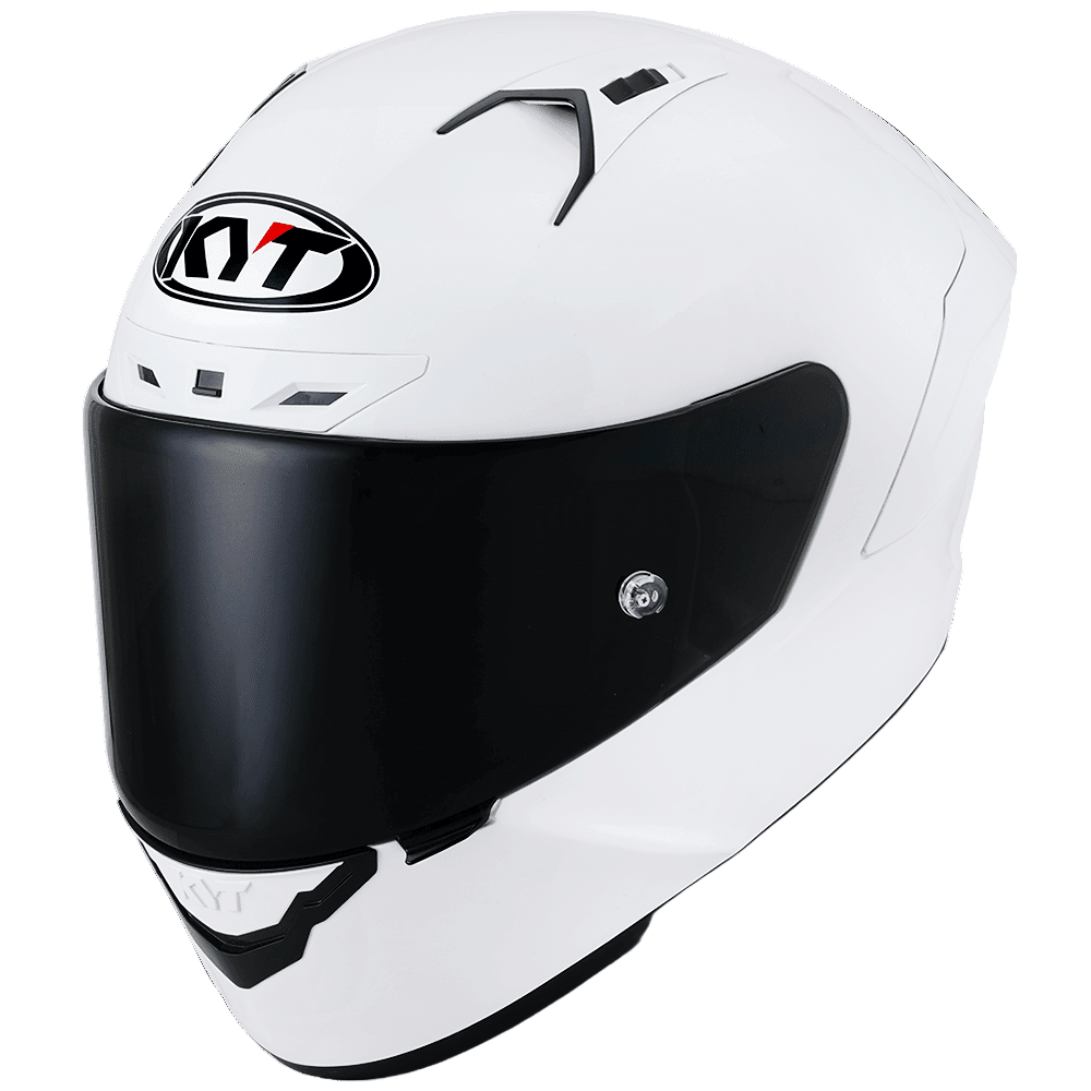 KYT NZ Race Plain White - 6KIOMHelmets