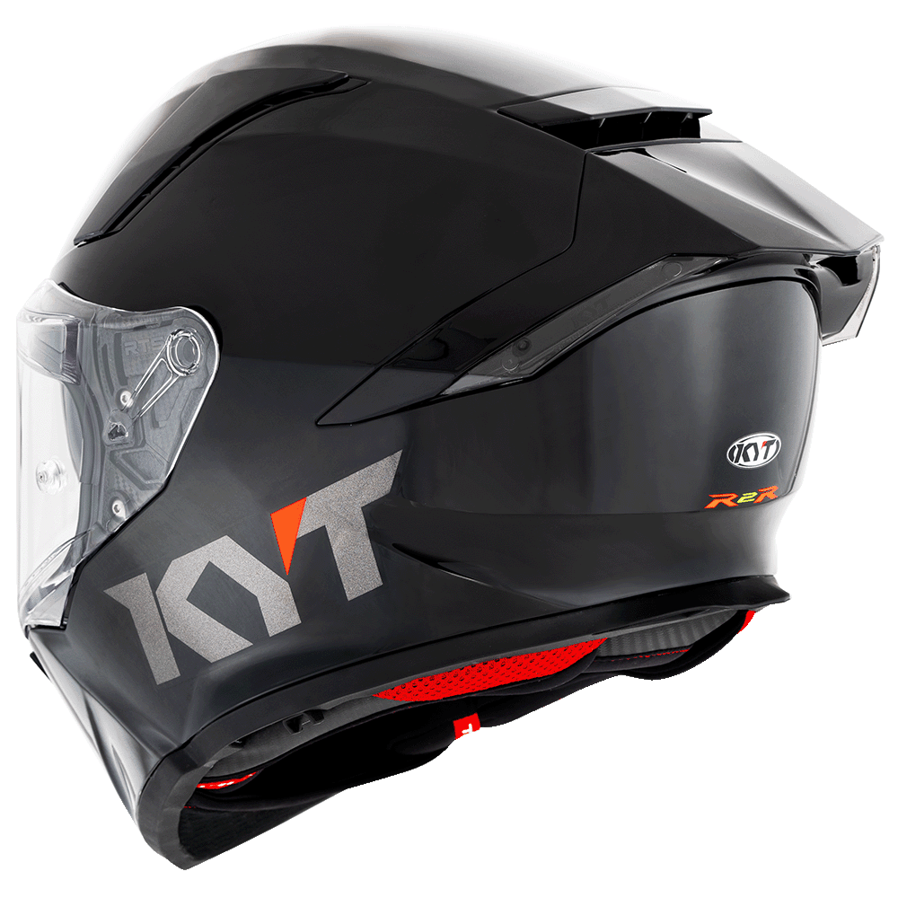 KYT R2R Pro Plain Black - 6KIOMHelmets