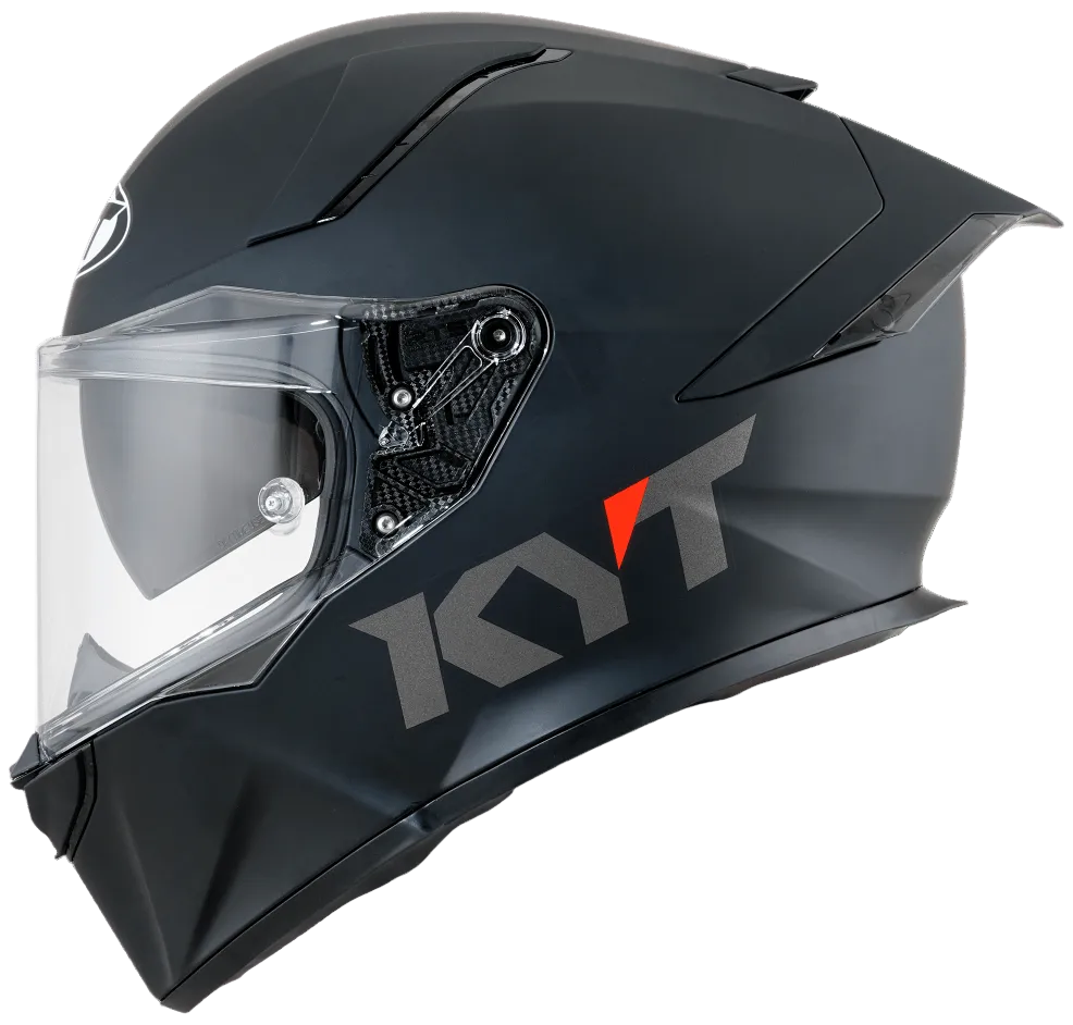 KYT R2R Pro Plain Matt Black - 6KIOMHelmets