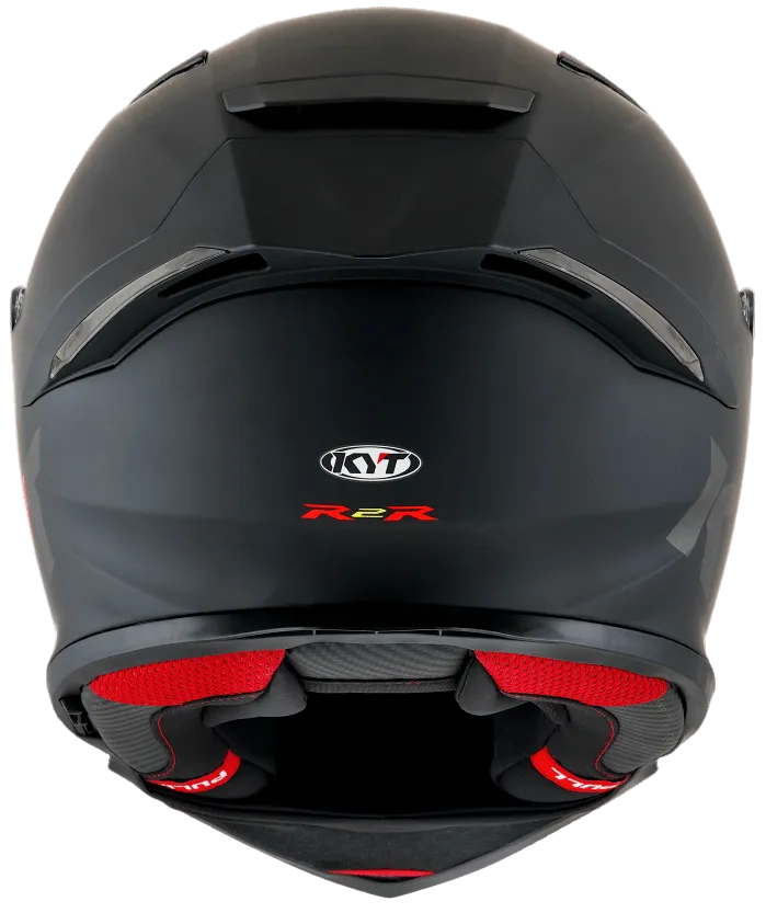 KYT R2R Pro Plain Matt Black - 6KIOMHelmets