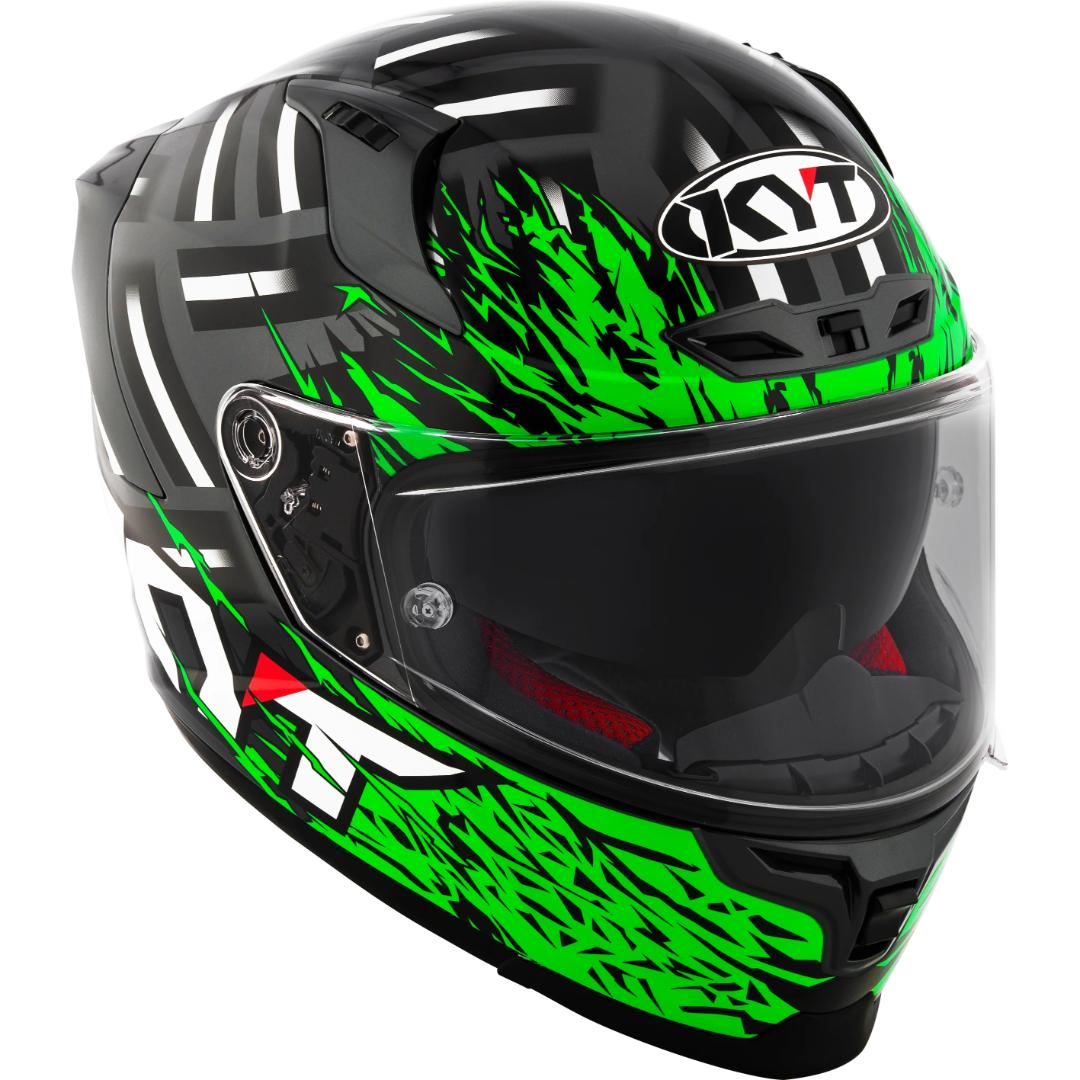 KYT Striker 2V Flaming Helmet - 6KIOMHelmets