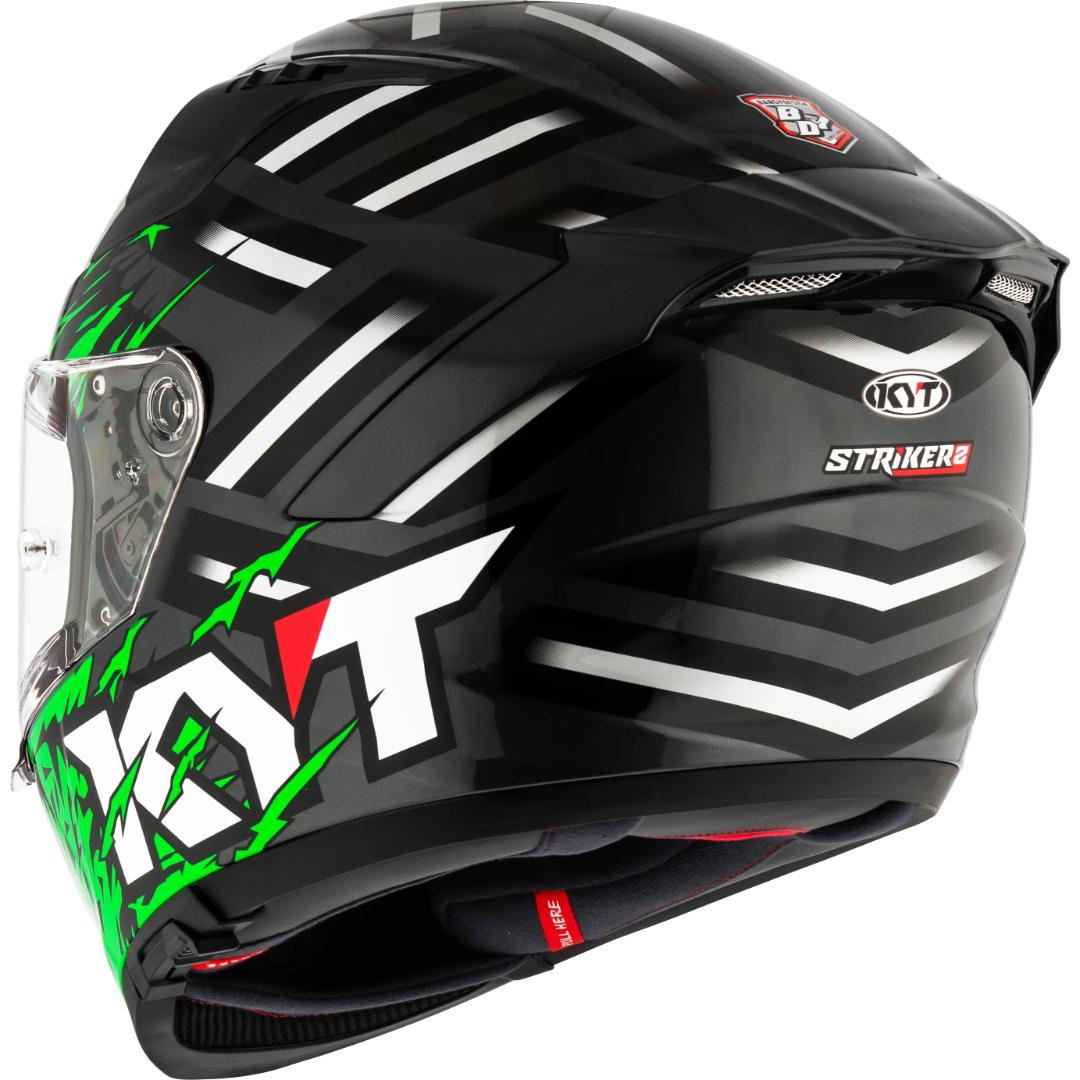 KYT Striker 2V Flaming Helmet - 6KIOMHelmets