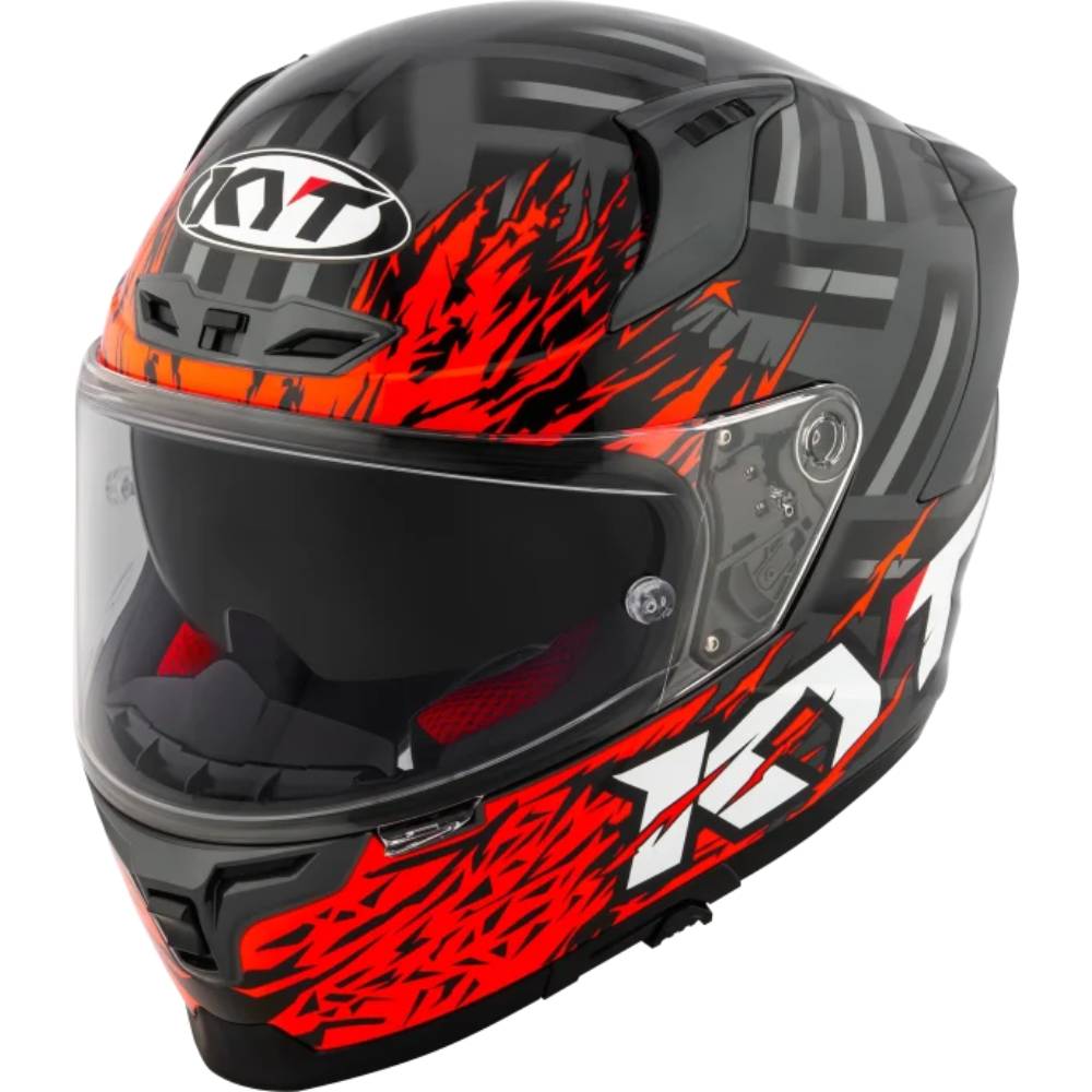KYT Striker 2V Flaming Helmet - 6KIOMHelmets