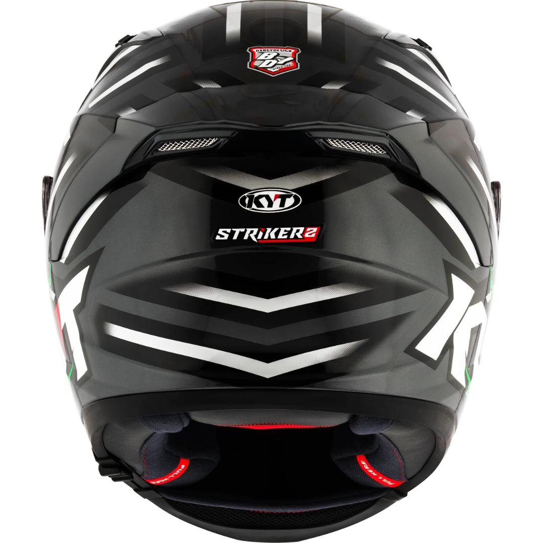 KYT Striker 2V Flaming Helmet - 6KIOMHelmets