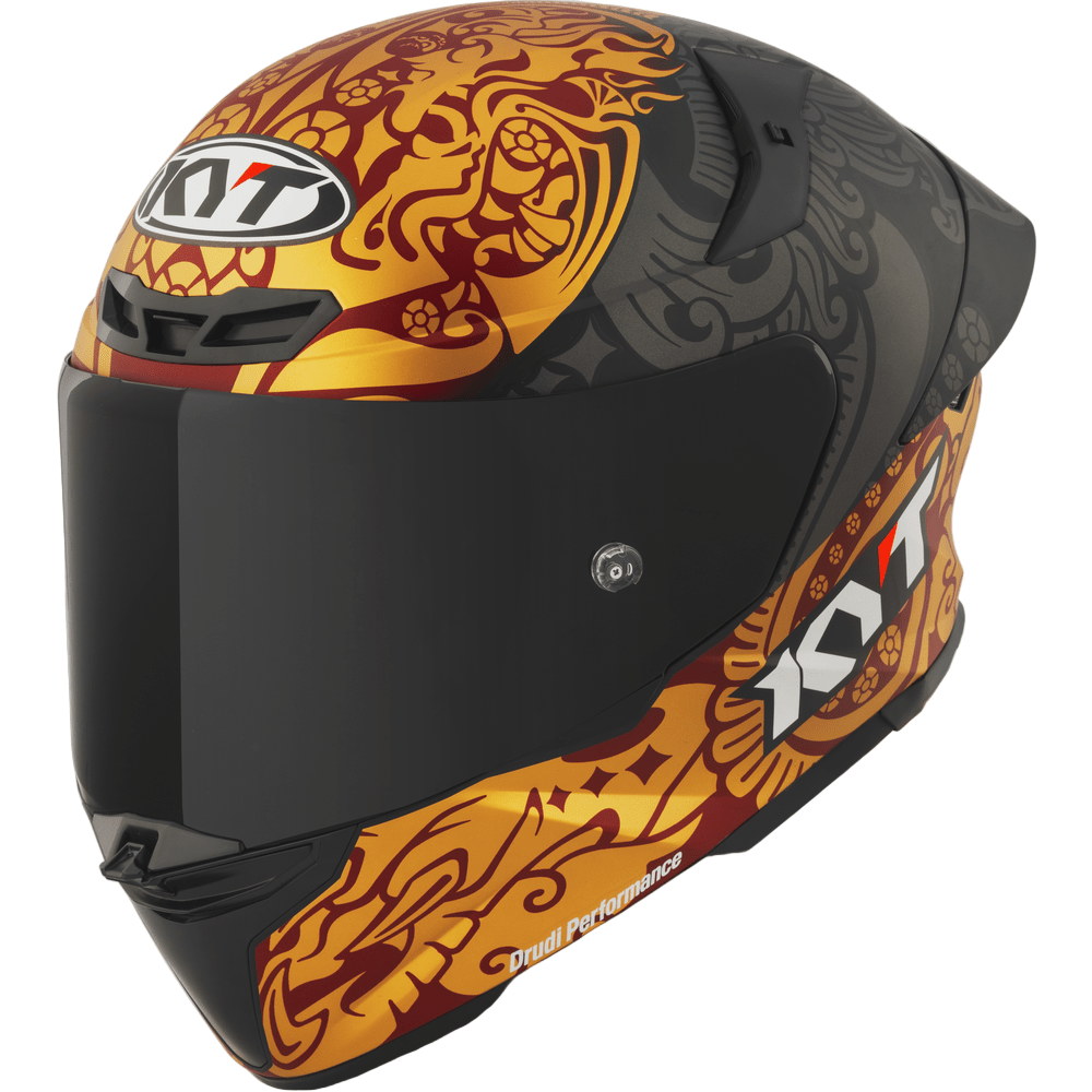 KYT TT Revo Enea Indonesia 2023 Replica Matt helmet side view
