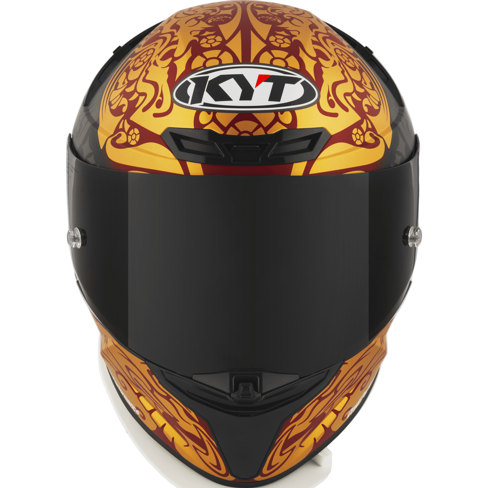 KYT TT Revo Enea Indonesia 2023 Replica Matt helmet front view