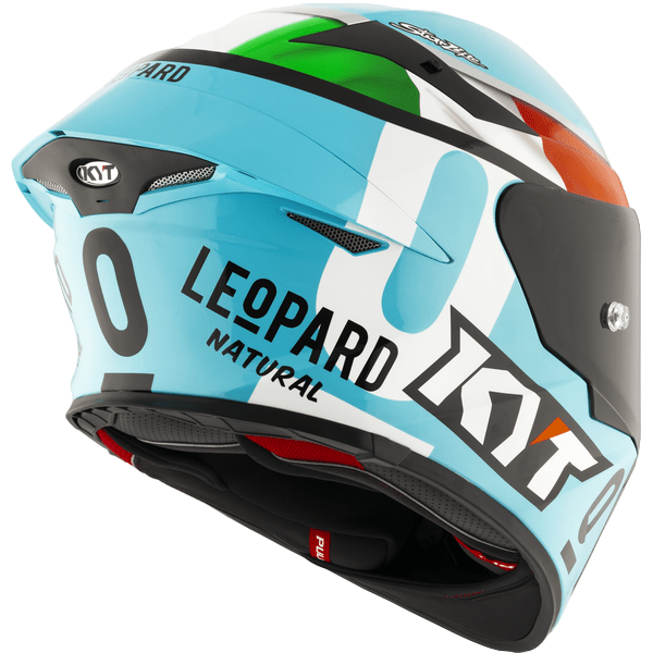 KYT TT Revo Leopard Replica Tricolore - 6KIOMHelmets