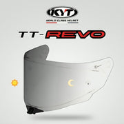 KYT TT - Revo Photochromic Visor - 6KIOMHelmet Visor