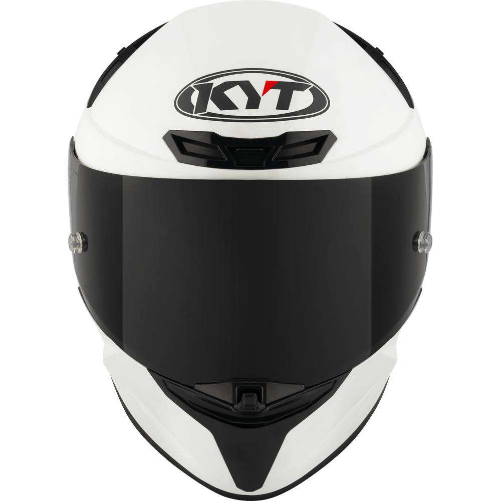 KYT TT Revo Plain Crystal White Matt - 6KIOMHelmets