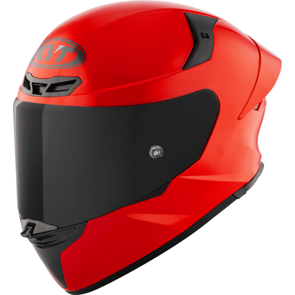 KYT TT Revo Plain Gara Red - 6KIOMHelmets