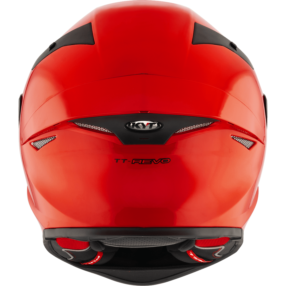 KYT TT Revo Plain Gara Red - 6KIOMHelmets