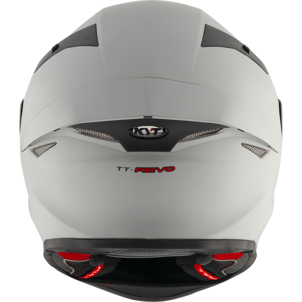 KYT TT Revo Plain Matt ASP Grey - 6KIOMHelmets