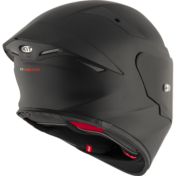KYT TT Revo Plain Matt Black - 6KIOMHelmets