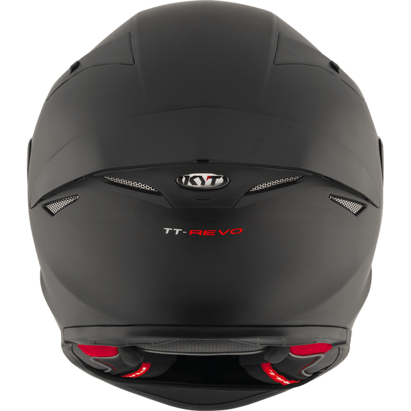KYT TT Revo Plain Matt Black - 6KIOMHelmets