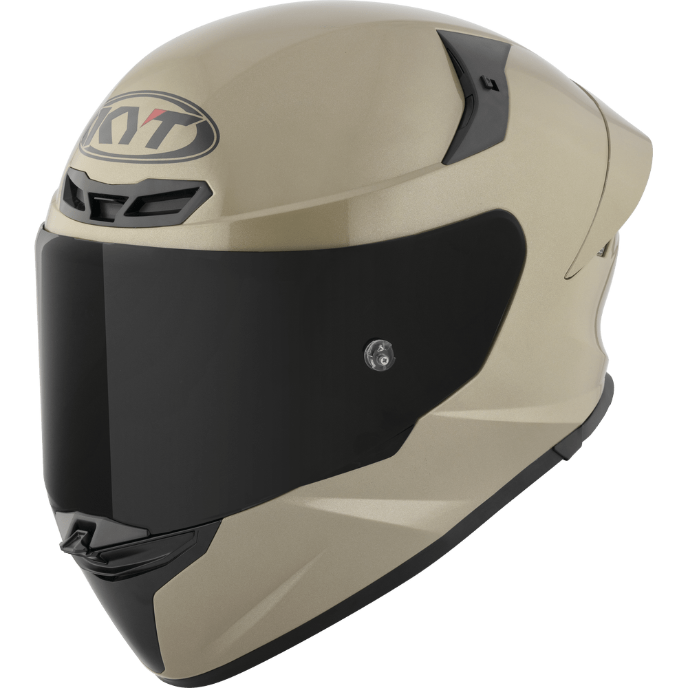 KYT TT Revo Plain Sand Pearl Khakis - 6KIOMHelmets