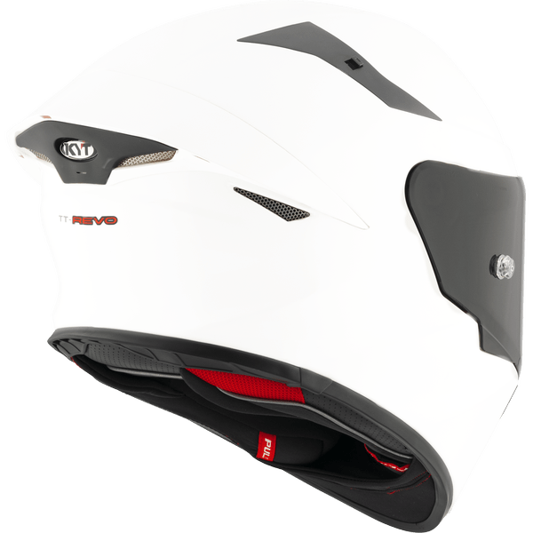 KYT TT Revo Plain White - 6KIOMHelmets