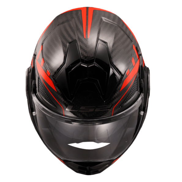 LS2 FF901 Advant X Carbon Future II Gloss Red - 6KIOMHelmets