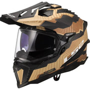 LS2 MX701 Explorer Carbon Trick Brown Sand Helmet - 6KIOMHelmets
