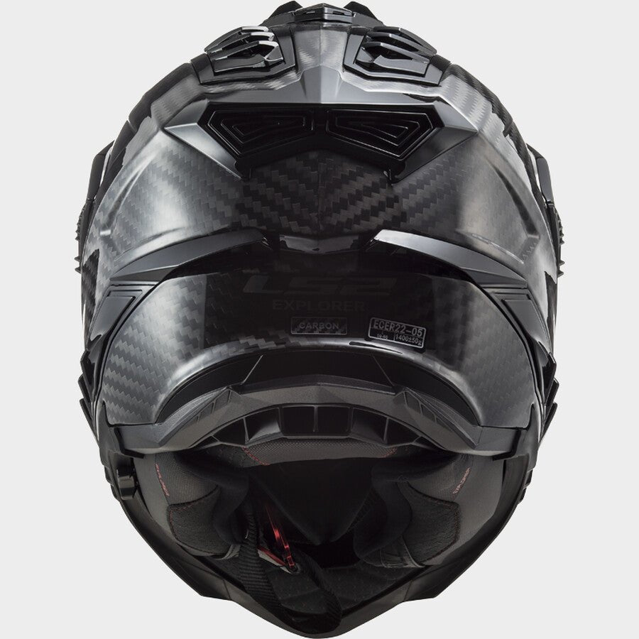 LS2 MX701 Explorer Solid Carbon Gloss - 6KIOMHelmets