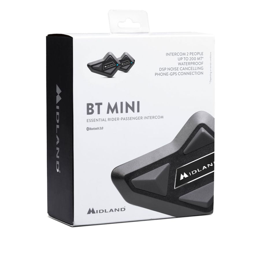 Midland BT Mini Helmet Intercom - 6KIOMBluetooth Intercom
