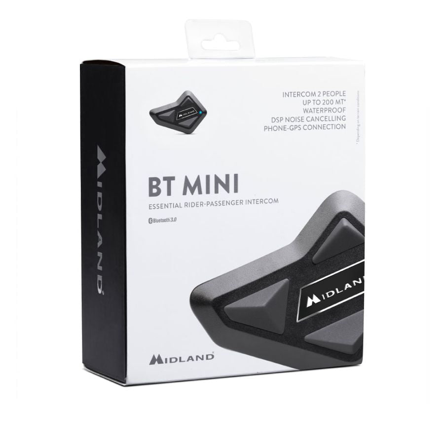 Midland BT Mini Helmet Intercom - 6KIOMBluetooth Intercom