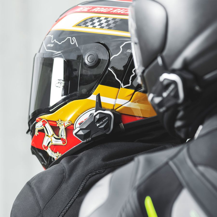 Midland R1 Mesh Helmet Intercom - 6KIOMBluetooth Intercom