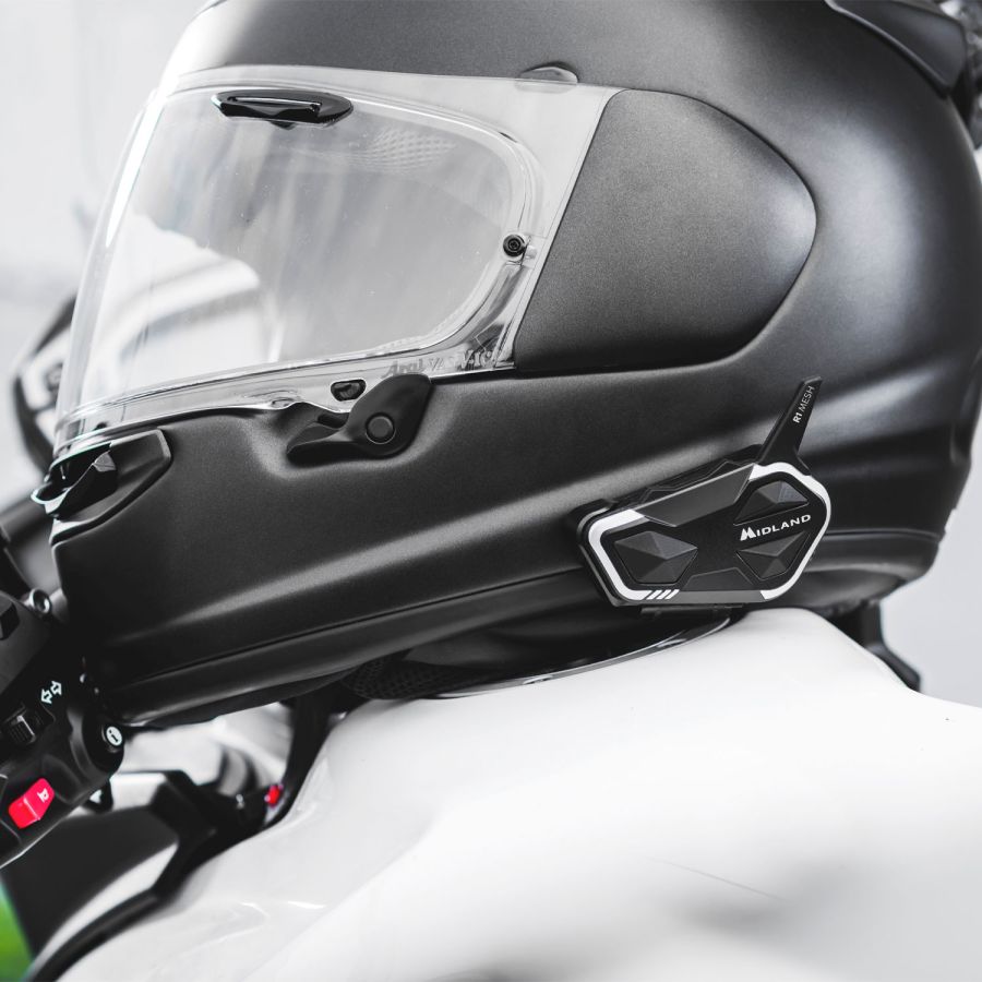 Midland R1 Mesh Helmet Intercom - 6KIOMBluetooth Intercom