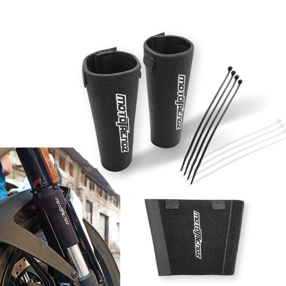 Mototrendz Fork Seal Covers (Universal Fit) - 6KIOMFork Protection
