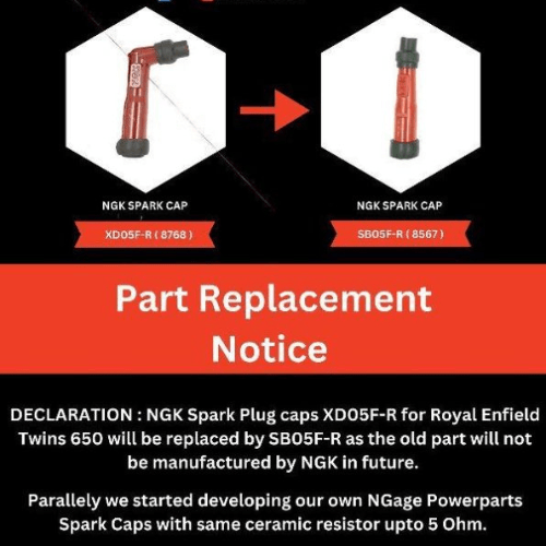 N - Gage Spark Plug Kit for Royal Enfield Himalayan 450/Guerrilla 450 - 6KIOMPerformance Parts