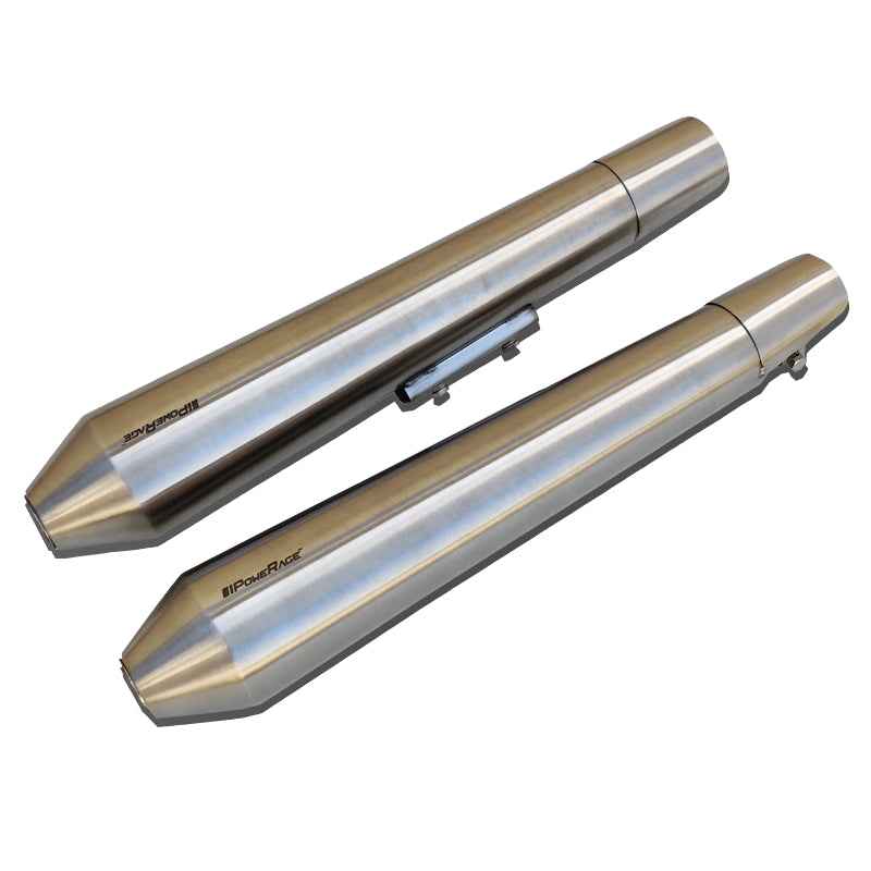 Powerage Slip - On Exhaust for RE 650 Twins - Long - 6KIOMPerformance Parts