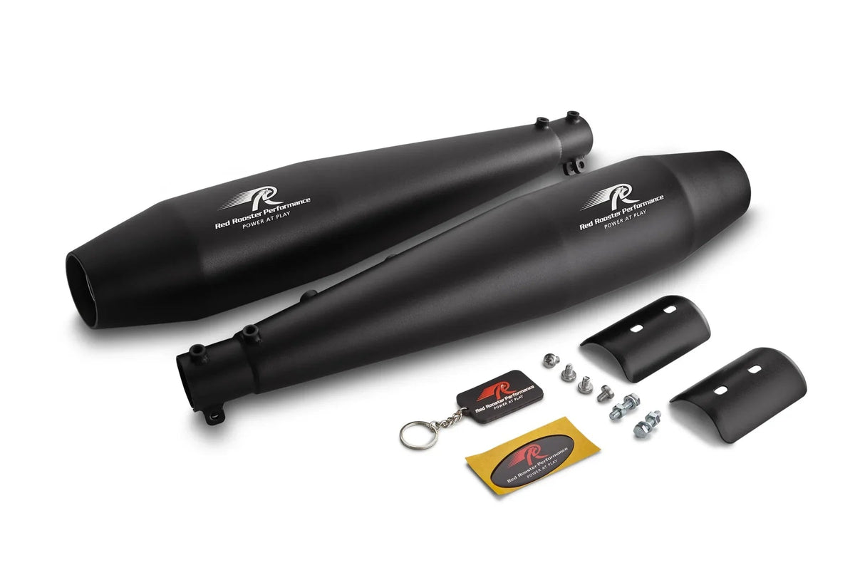 Red Rooster Stellar Exhaust for INT/GT650 Twins - 6KIOMPerformance Parts