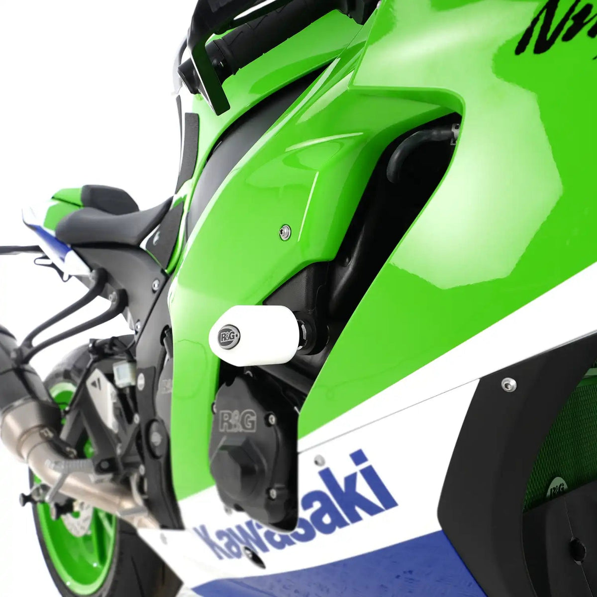 R&G Frame Sliders – Aero Style Kawasaki ZX - 10R (2011–2025) & ZX - 10RR (2021–2025) - 6KIOMFrame Slider