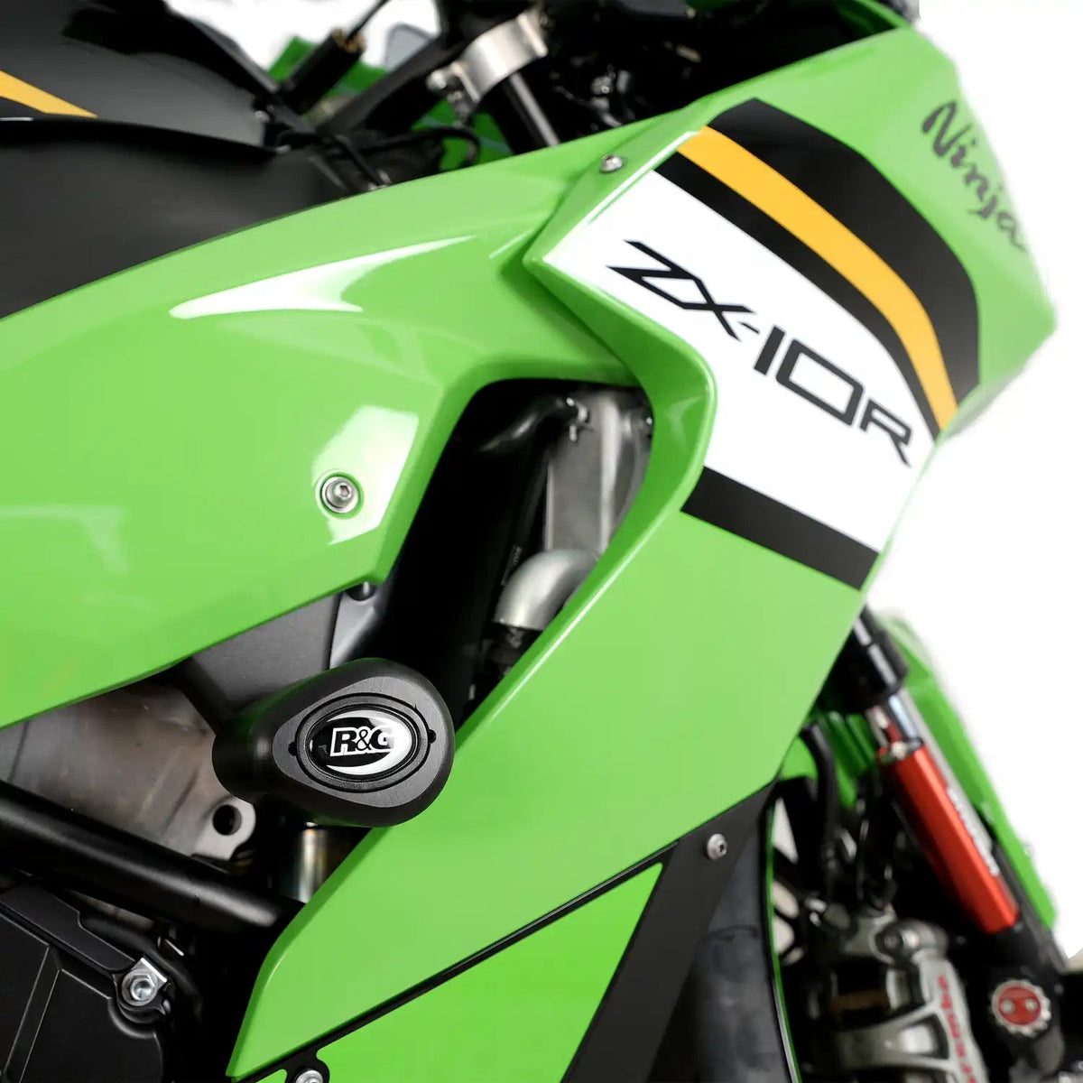 R&G Frame Sliders – Aero Style Kawasaki ZX - 10R (2011–2025) & ZX - 10RR (2021–2025) - 6KIOMFrame Slider