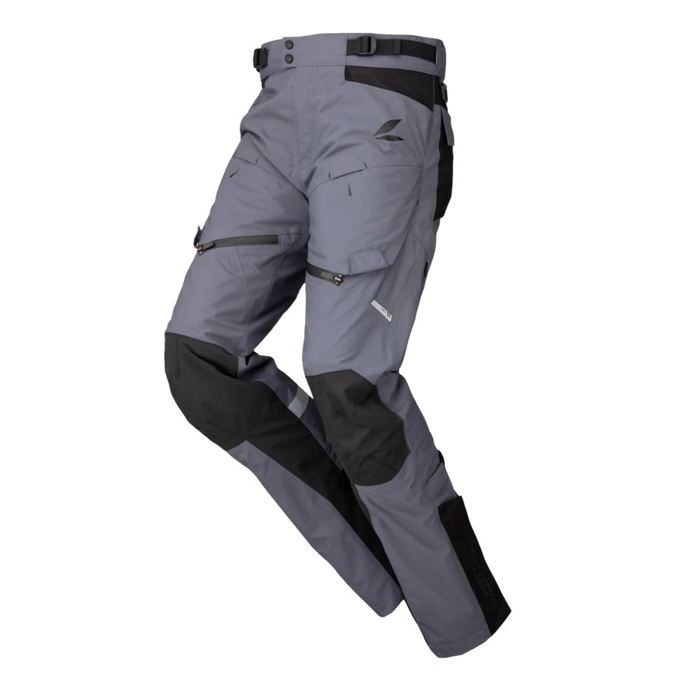 RS Taichi Drymaster Kompass Pant front view in Eagle Gray with DRYMASTER waterproof construction | 6KIOM