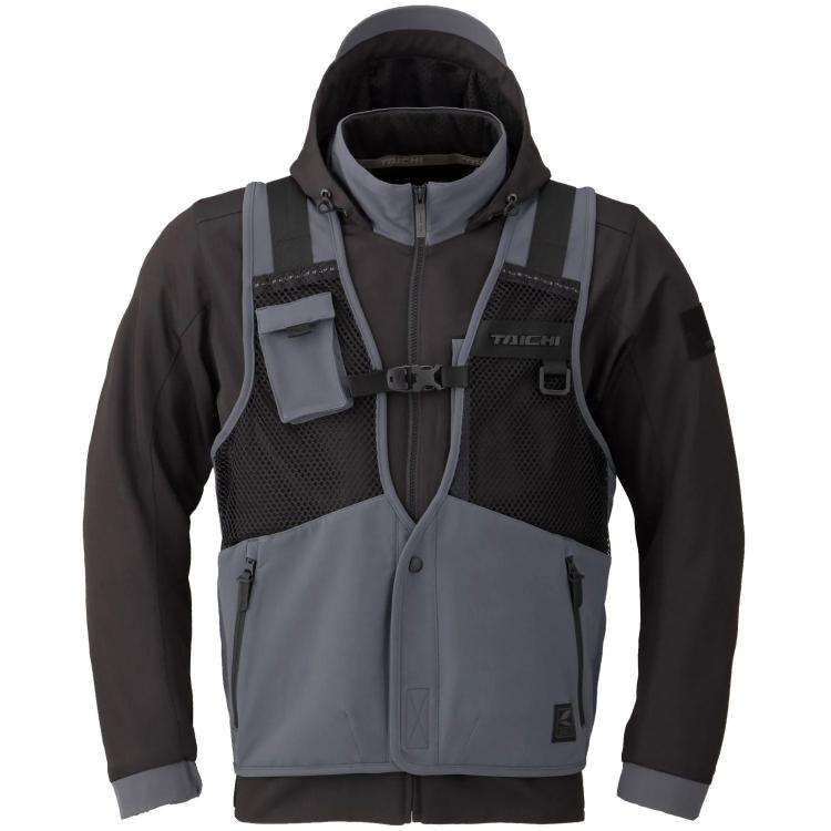 RS Taichi Overlap Mesh Parka Jacket - 6KIOMJackets