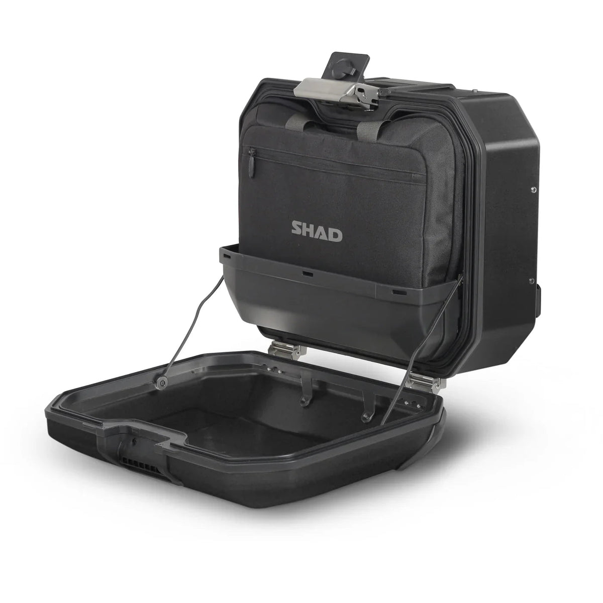 SHAD TR36 Terra Side Case Left - Black Aluminium - 6KIOMLuggage