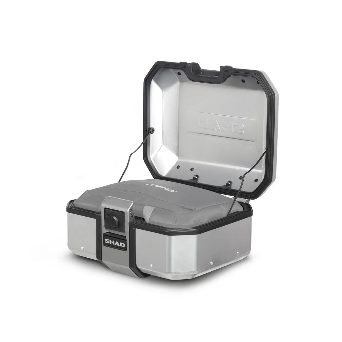 SHAD TR37 Terra Top Case - Bare Aluminum - 6KIOMLuggage