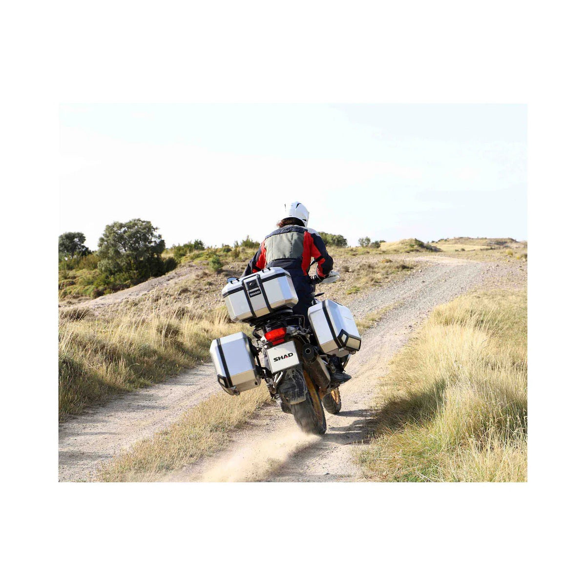 SHAD TR37 Terra Top Case - Bare Aluminum - 6KIOMLuggage