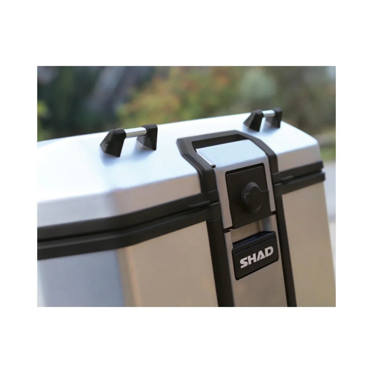 SHAD TR37 Terra Top Case - Bare Aluminum - 6KIOMLuggage