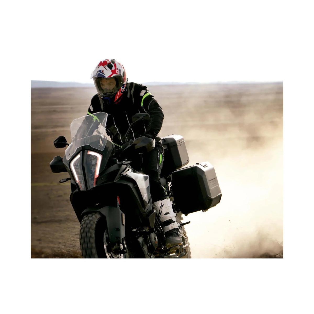 SHAD TR37 Terra Top Case - Black Aluminum - 6KIOMLuggage