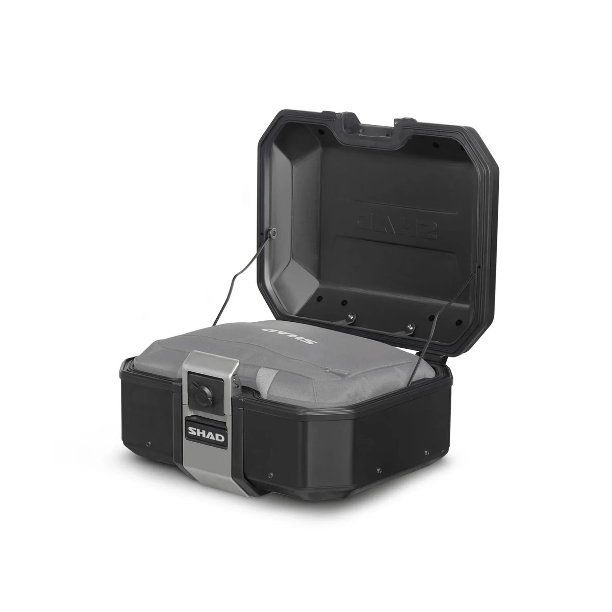 SHAD TR37 Terra Top Case - Black Aluminum - 6KIOMLuggage