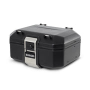 SHAD TR37 Terra Top Case - Black Aluminum - 6KIOMLuggage