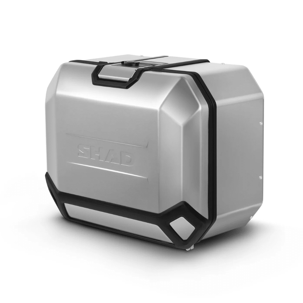 SHAD TR47 Terra Side Case Left - Bare Aluminium - 6KIOMLuggage