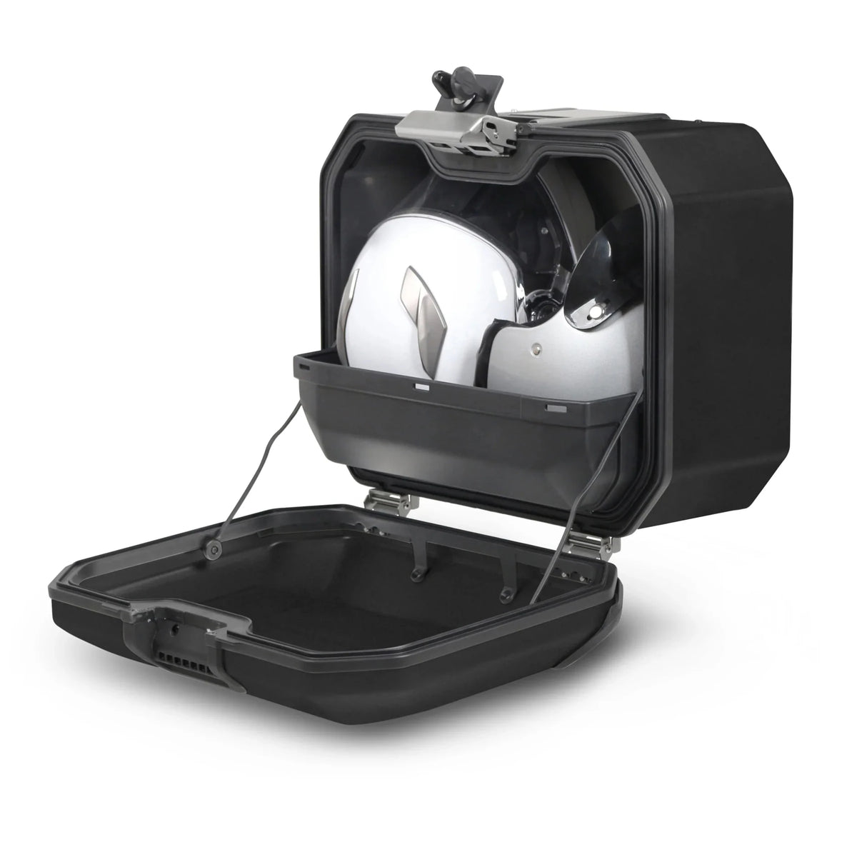 SHAD TR47 Terra Side Case Left - Black Aluminium - 6KIOMLuggage