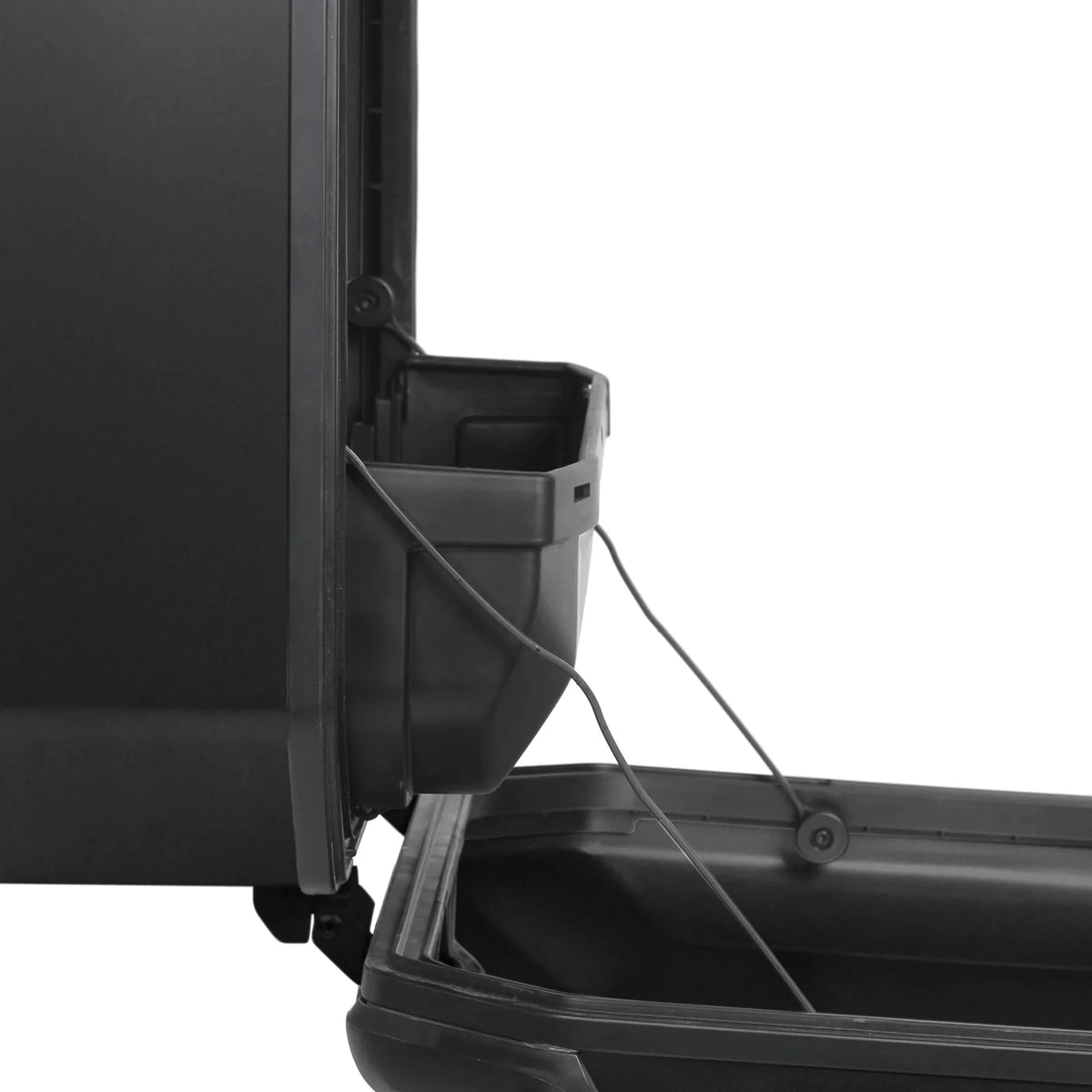 SHAD TR47 Terra Side Case Right - Black Aluminium - 6KIOMLuggage