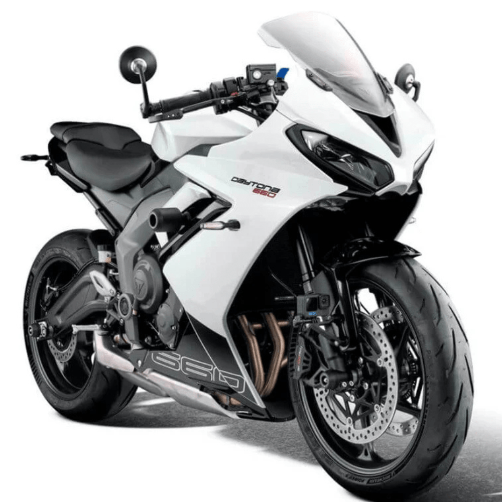 Triumph Daytona 660 2024+ Frame Sliders – Evotech Performance - 6KIOMFrame Slider