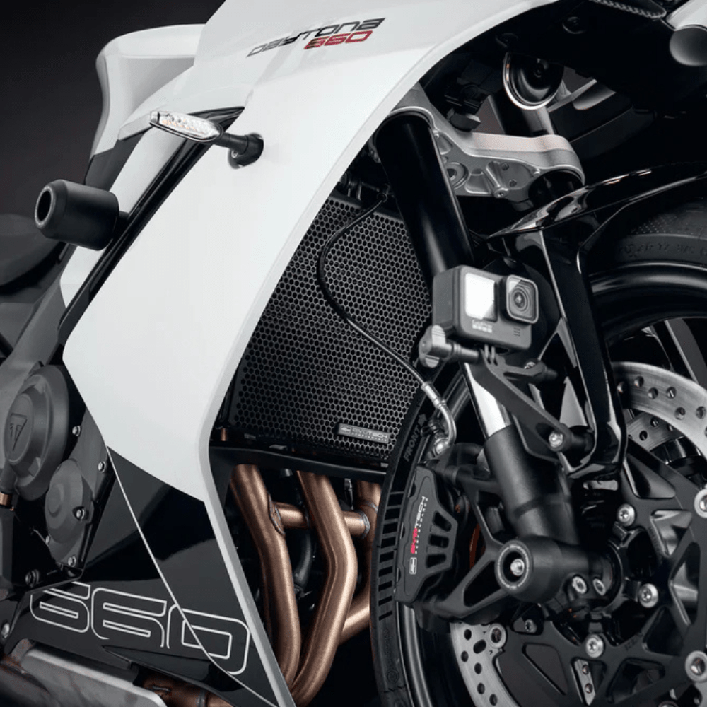 Triumph Daytona 660 2024+ Radiator Guard – Evotech Performance - 6KIOMRadiator Guard